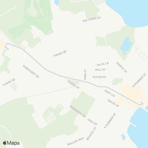 VTA Downtown Edgartown map