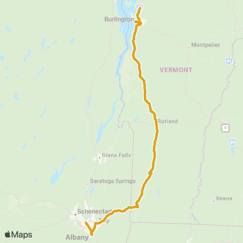 Vermont Translines  map