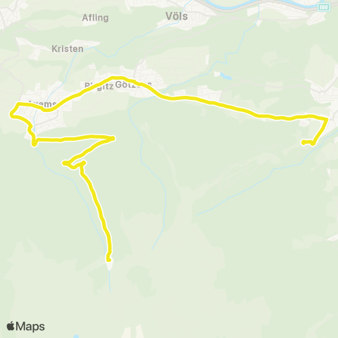 Verkehrsverbund Tirol Mutters - Götzens - Birgitz - Axams - Axamer Lizum map