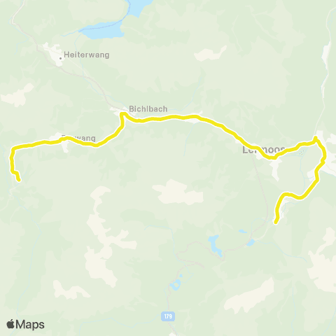 Verkehrsverbund Tirol Berwang - Bichlbach - Lermoos - Ehrwald - Biberwier map