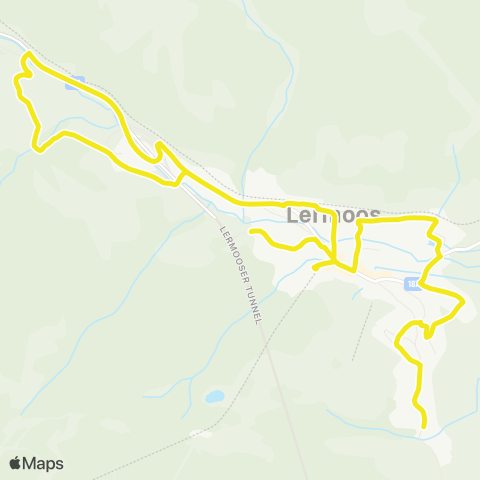 Verkehrsverbund Tirol Hotel Zugspitze - Grubigsteinbahn - Bahnhof - Obergarten map