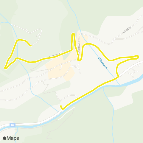 Verkehrsverbund Tirol Kappl: Oberhaus - Egg - Mahren - Dorf - Bergbahn map