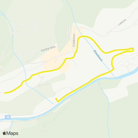 Verkehrsverbund Tirol Kappl: Oberhaus - Egg - Mahren - Dorf - Bergbahn map