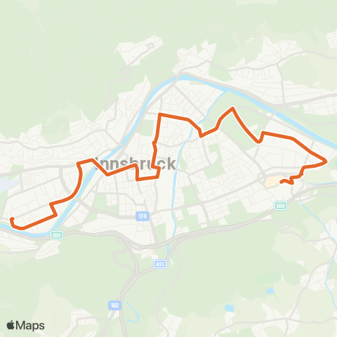 Verkehrsverbund Tirol DEZ Süd - Rehgasse map