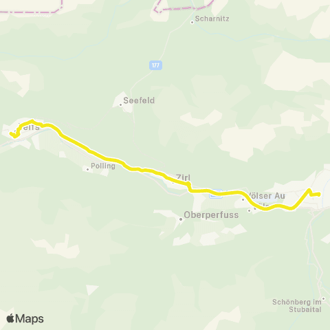 Verkehrsverbund Tirol Innsbruck - Zirl - Pettnau - Telfs map