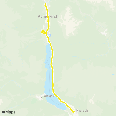 Verkehrsverbund Tirol Jenbach - Wiesing - Maurach a. A. - Achenkirch map