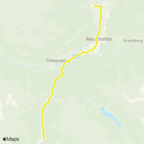 Verkehrsverbund Tirol Mayrhofen - Ginzling map