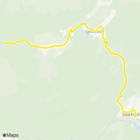 Verkehrsverbund Tirol Seefeld i. T. - Weidach - Oberleutasch (Gaistal) map