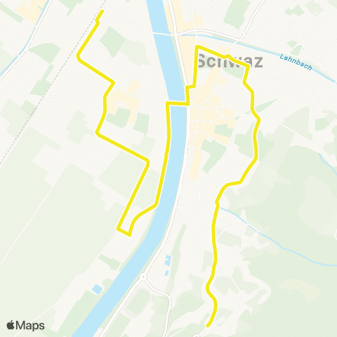 Verkehrsverbund Tirol Schwaz: Bahnhof - Terminal Wopfnerstr. - Pirchanger map