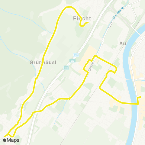 Verkehrsverbund Tirol Schwaz - Vomp - Fiecht - Vomp - Schwaz map