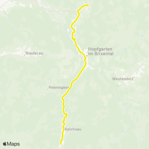 Verkehrsverbund Tirol Itter - Hopfgarten i. Br. - Kelchsau map
