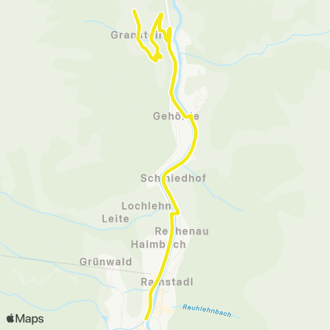 Verkehrsverbund Tirol Granstein - Giggijochbahn / Postamt map