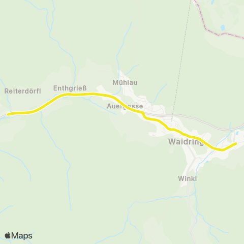 Verkehrsverbund Tirol Skibus Waidring map