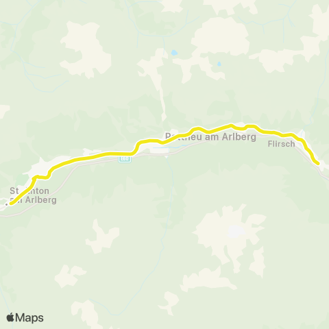 Verkehrsverbund Tirol Skishow Flirsch map