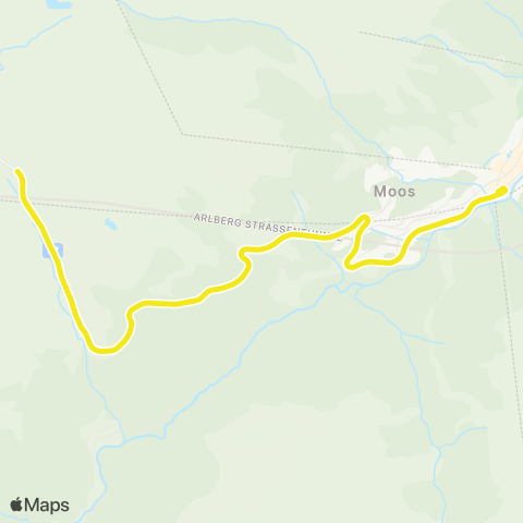 Verkehrsverbund Tirol Skishow St. Christoph map