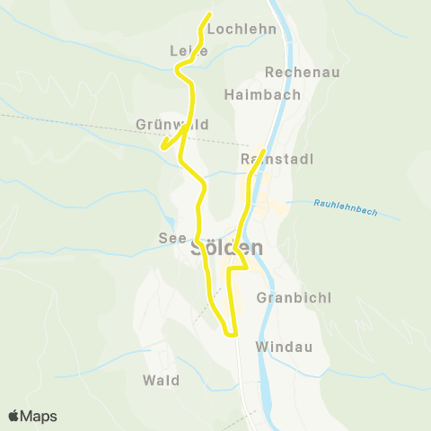 Verkehrsverbund Tirol Leite - Giggijochbahn map