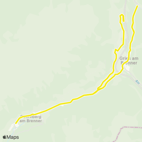 Verkehrsverbund Tirol Stafflach - Gries a. Br. / Nösslach - Gries a. Br. - Stafflach map