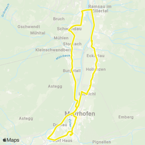 Verkehrsverbund Tirol S2 map