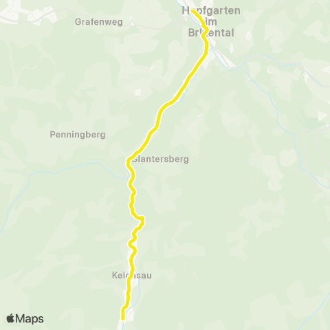 Verkehrsverbund Tirol Shuttleverkehr Hopfgarten i. Br. - Kelchsau map