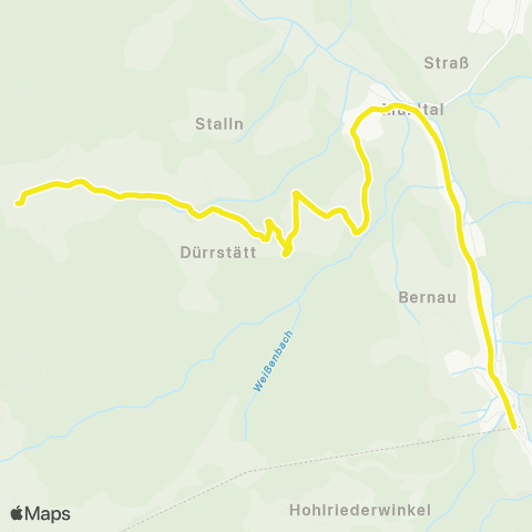 Verkehrsverbund Tirol Skibus: Niederau - Oberau - Mühltal - Auffach map
