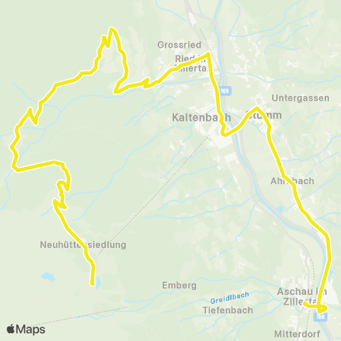 Verkehrsverbund Tirol ZHS map