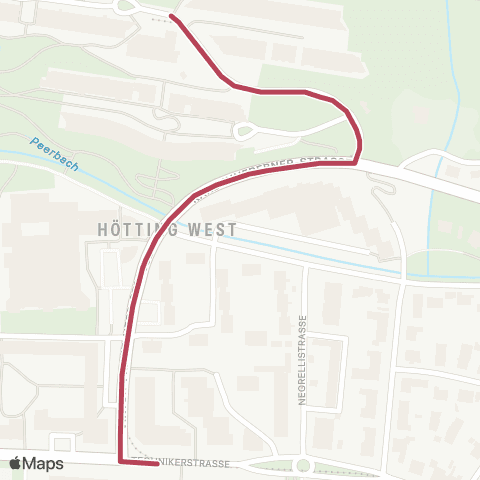 Verkehrsverbund Tirol Peerhofsiedlung map