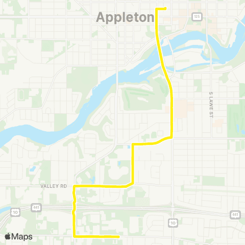 Valley Transit 01 - Midway map