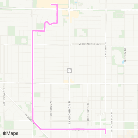Valley Transit 03 - Mason map