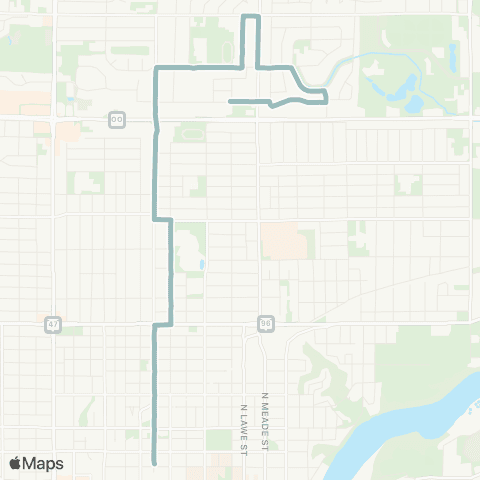 Valley Transit 05 - North Oneida map