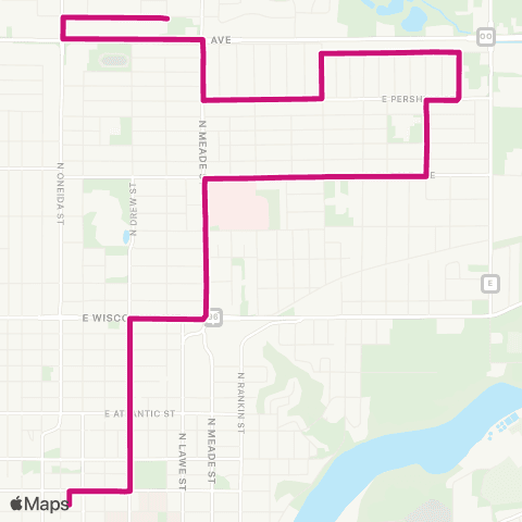 Valley Transit 06 - Meade map