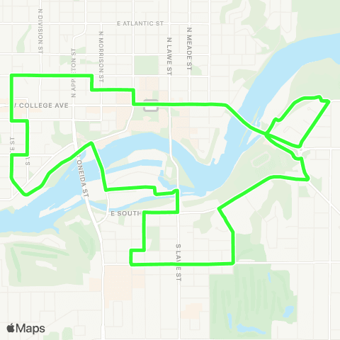 Valley Transit 09 - The Link map