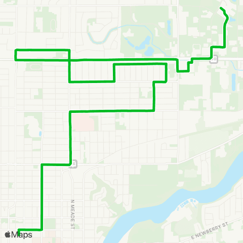 Valley Transit 16 - Northeast map