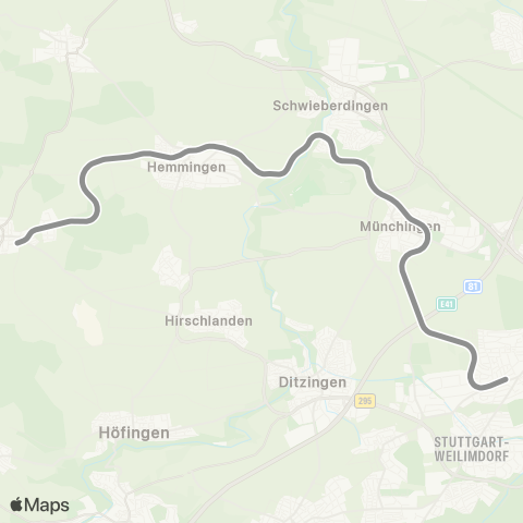 VVS Heimerdingen - Hemmingen - Korntal (Strohgäubahn) map