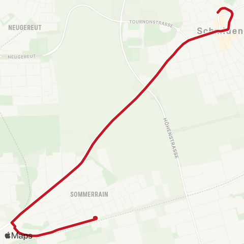 VVS Schmiden - Obere Ziegelei ( - Sommerrain) map