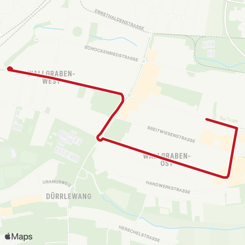 VVS Vaihingen Bf (Ost) - Synergiepark - Vaihingen Bf (Ost) map