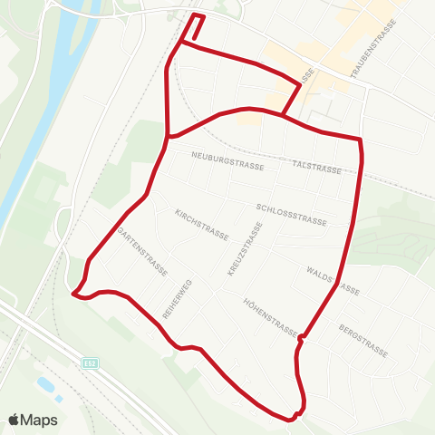 VVS Wendlingen (N) ZOB - Unterboihingen - ZOB map