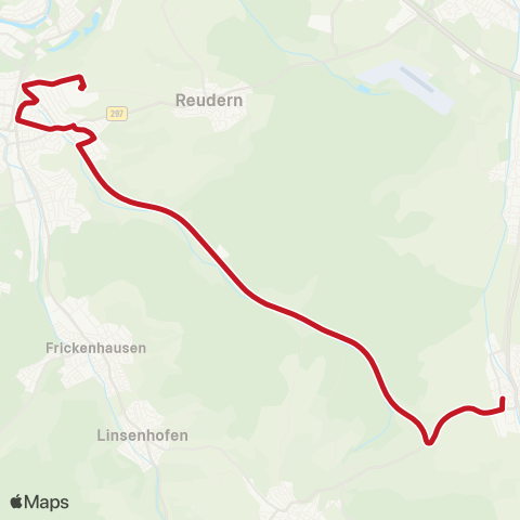 VVS Owen Bf - Rieth - Nürtingen ZOB map
