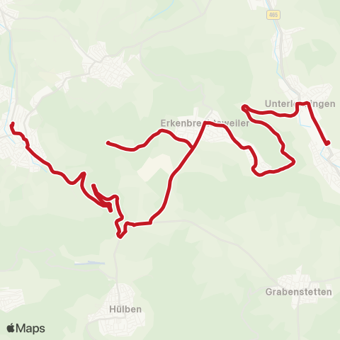 VVS Neuffen - Hohenneuffen - Oberlenningen map