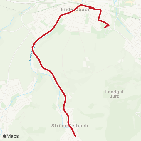 VVS Endersbach - Strümpfelbach map