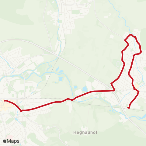 VVS Schorndorf - Urbach Banrain - Urbach Bf map