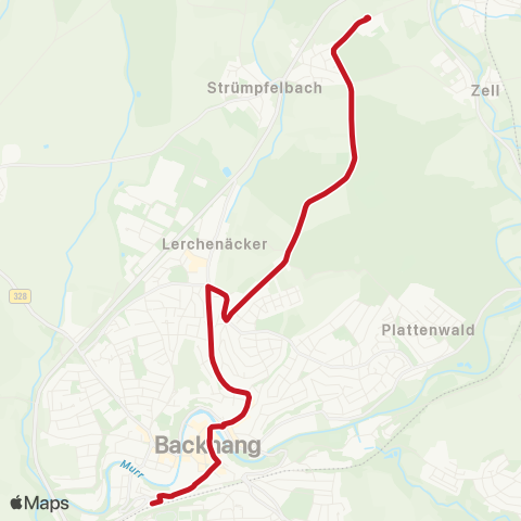 VVS Backnang - Staigacker map