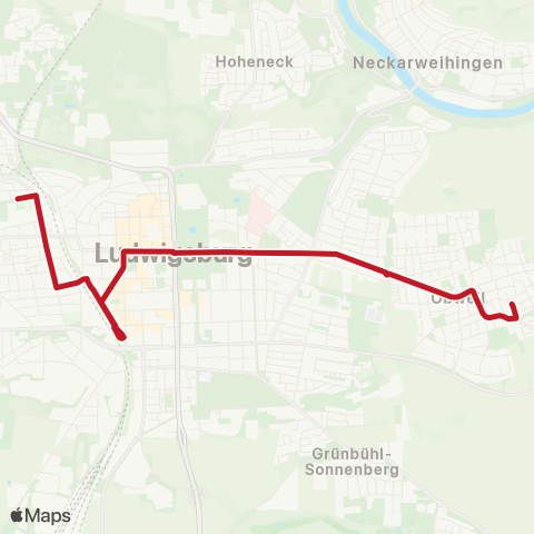 VVS Eglosheim - Ludw. ZOB - Oßweil (Schülerverkehr) map