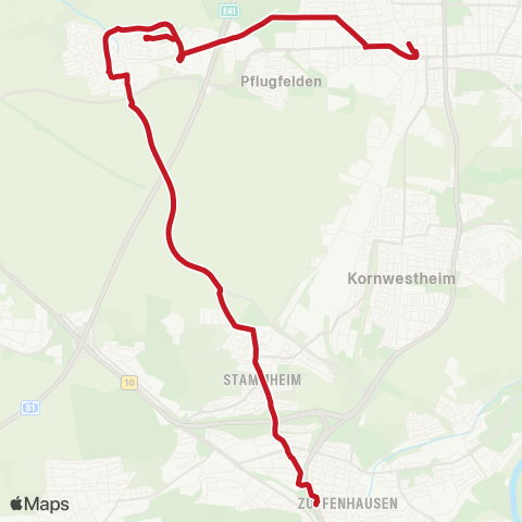 VVS Ludwigsburg - Möglingen - Zuffenhausen map