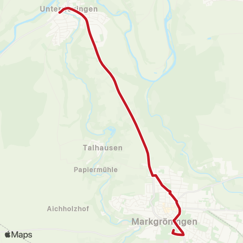 VVS Unterriexingen - Markgröningen map