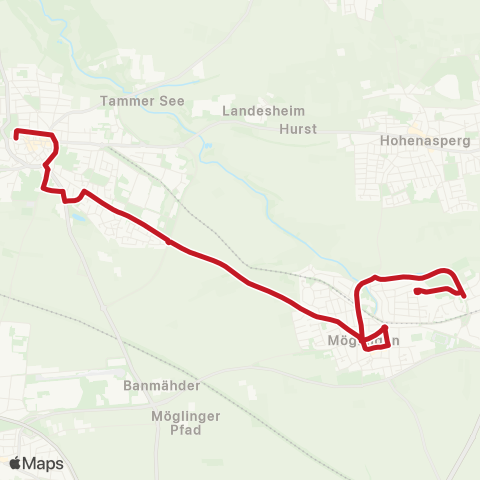 VVS Möglingen - Markgröningen map