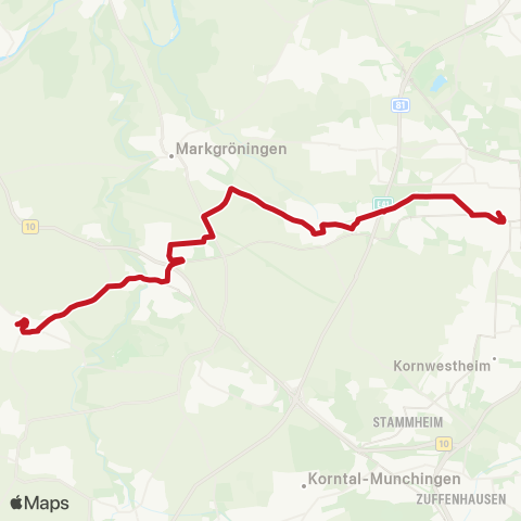 VVS Ludwigsburg - Möglingen - Schwieberdingen - Hemmingen map