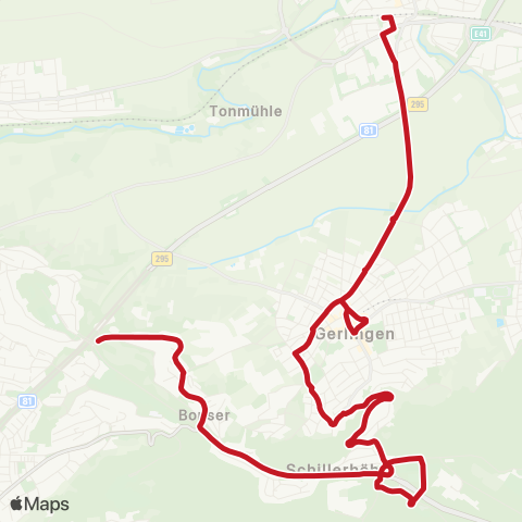 VVS Ditzingen - Gerlingen - Leonberg Golfplatz map