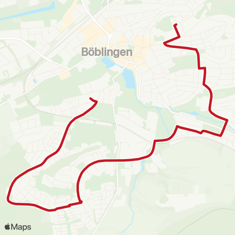 VVS Böblingen Grund - Diezenhalde map
