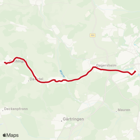 VVS Böblingen - Aidlingen - Deufringen - Gechingen map