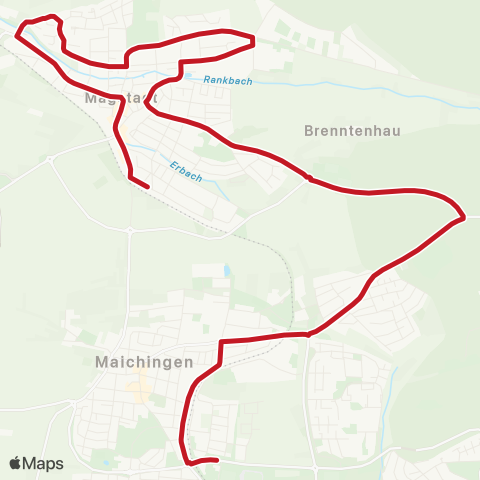 VVS Magstadt - Maichingen ( - Sindelfingen) map